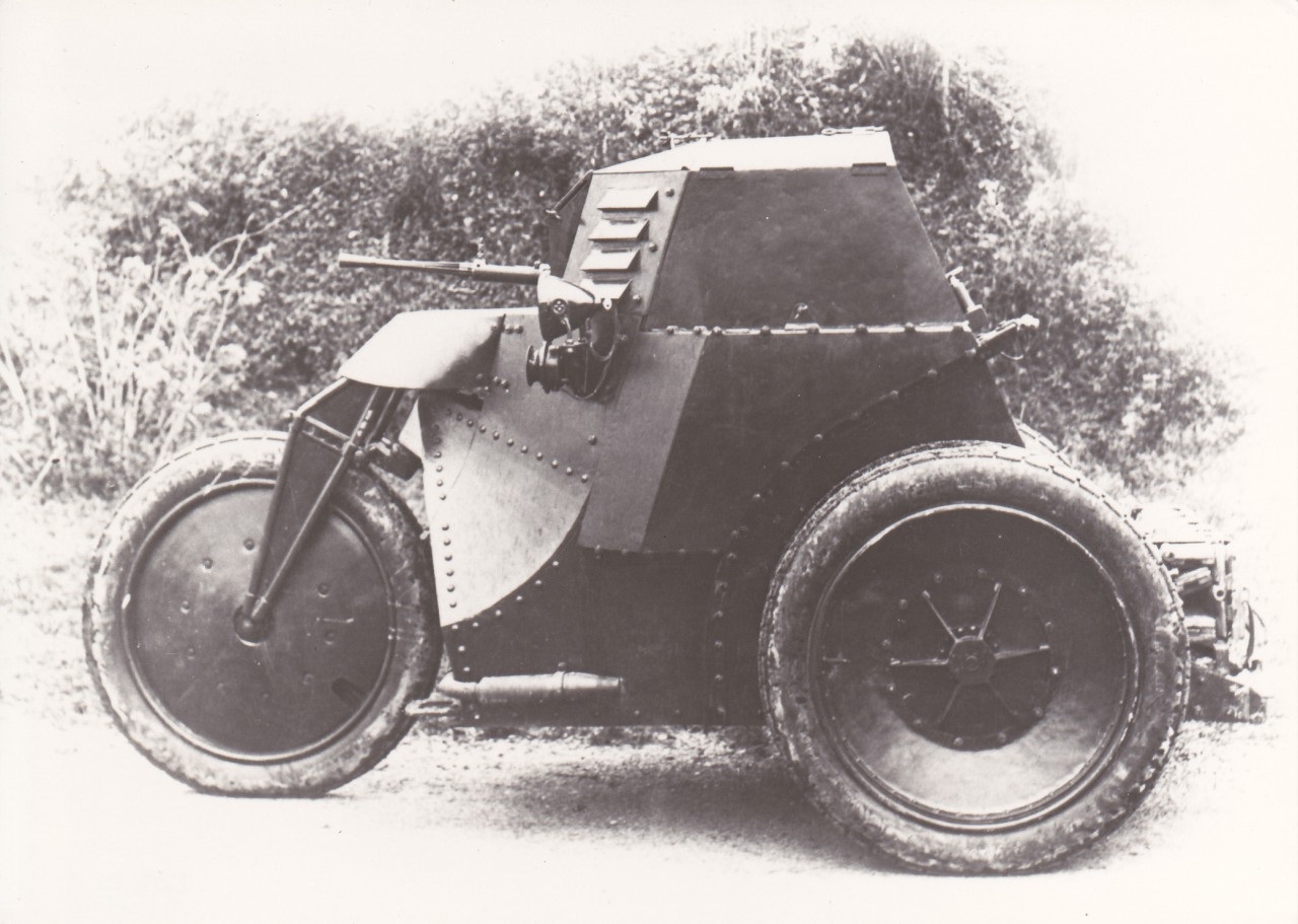 脑洞大开之作（二）：二战苏联MR-1装甲摩托侦察车