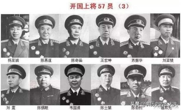 中国开国上将(中国开国上将完整名单)
