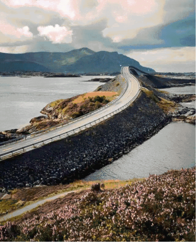 大西洋隧道(开车去欧洲第13集：挪威大西洋之路，世界最震撼的海岛公路)