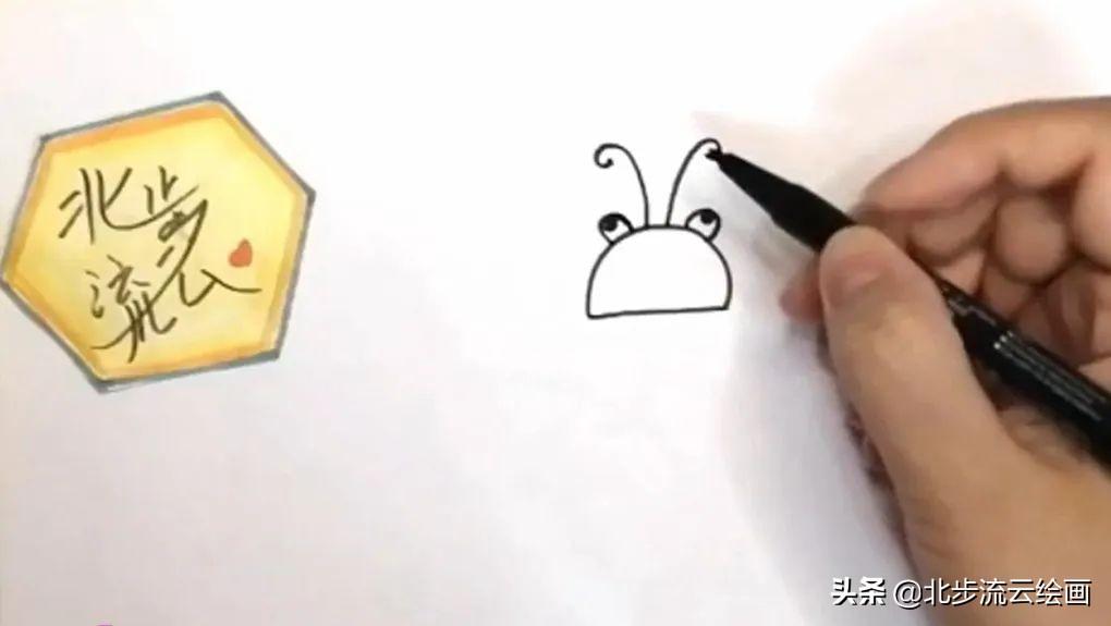 瓢虫简笔画(七星瓢虫简笔画，简单易学，小朋友们喜欢学画画)