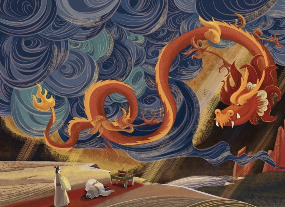 五台山关于文殊菩萨的传说(古籍记载中的五台山文殊形象与龙神传说的关联，体现在哪些方面？)